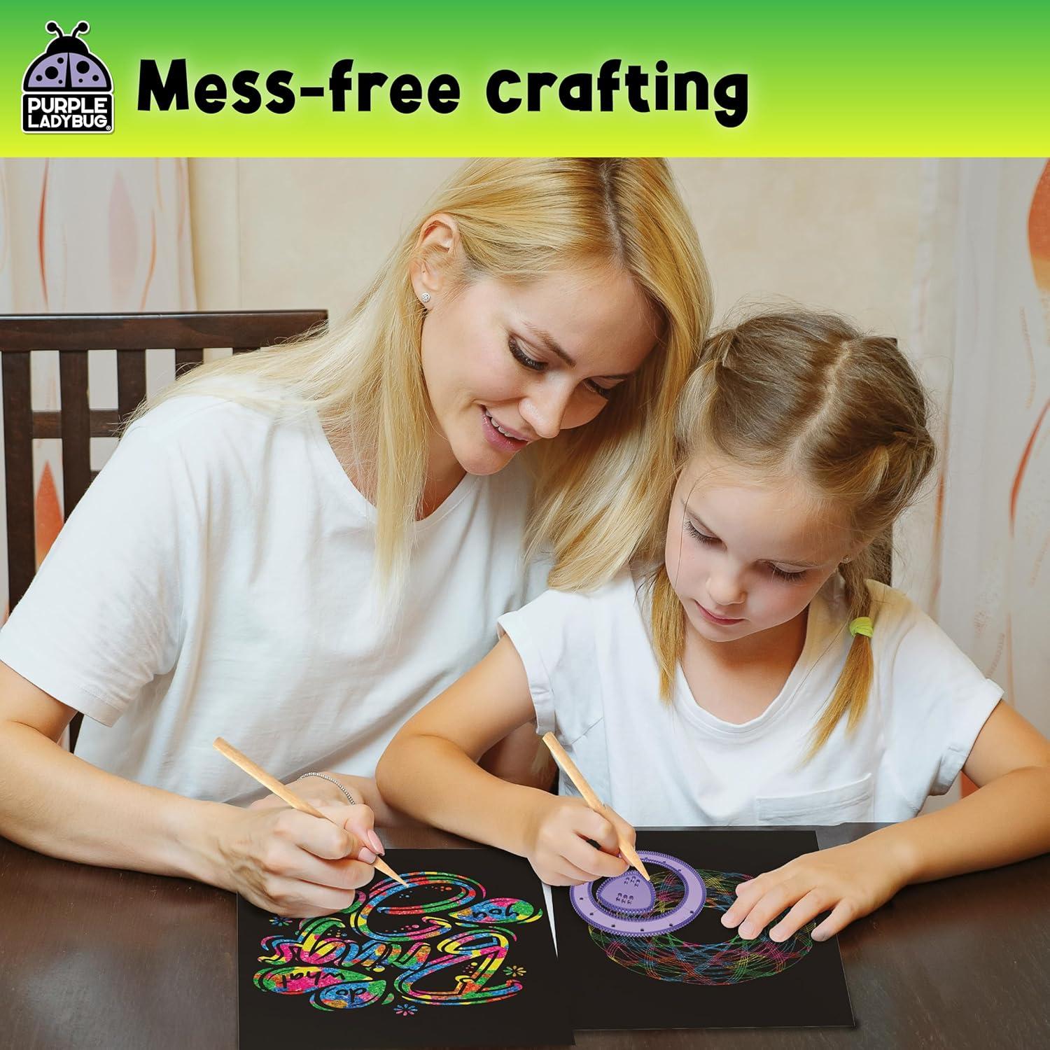 image:imageEaster Basket Essentials for Kids for Girls amp for Teen Girls 150 Rainbow Scratch Art Mini Notes Arts and Craft Supplies Valentines Day Gifts for Kids Crafts for Kids Ages 812Scratch Paper