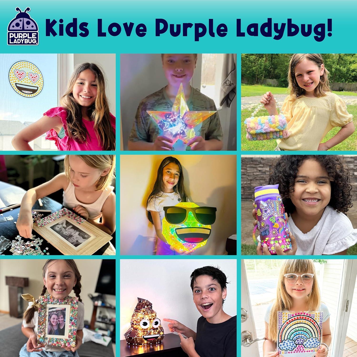 image:imagePURPLE LADYBUG DIY Lip Balm Making Kit Girls Valentines Gift Idea for 812 Tweens amp Teens Gifts for 9 10 Year Old Girls Natural Lip Care Craft Make Your Own Lip Balm with 3 Flavors STEM Science