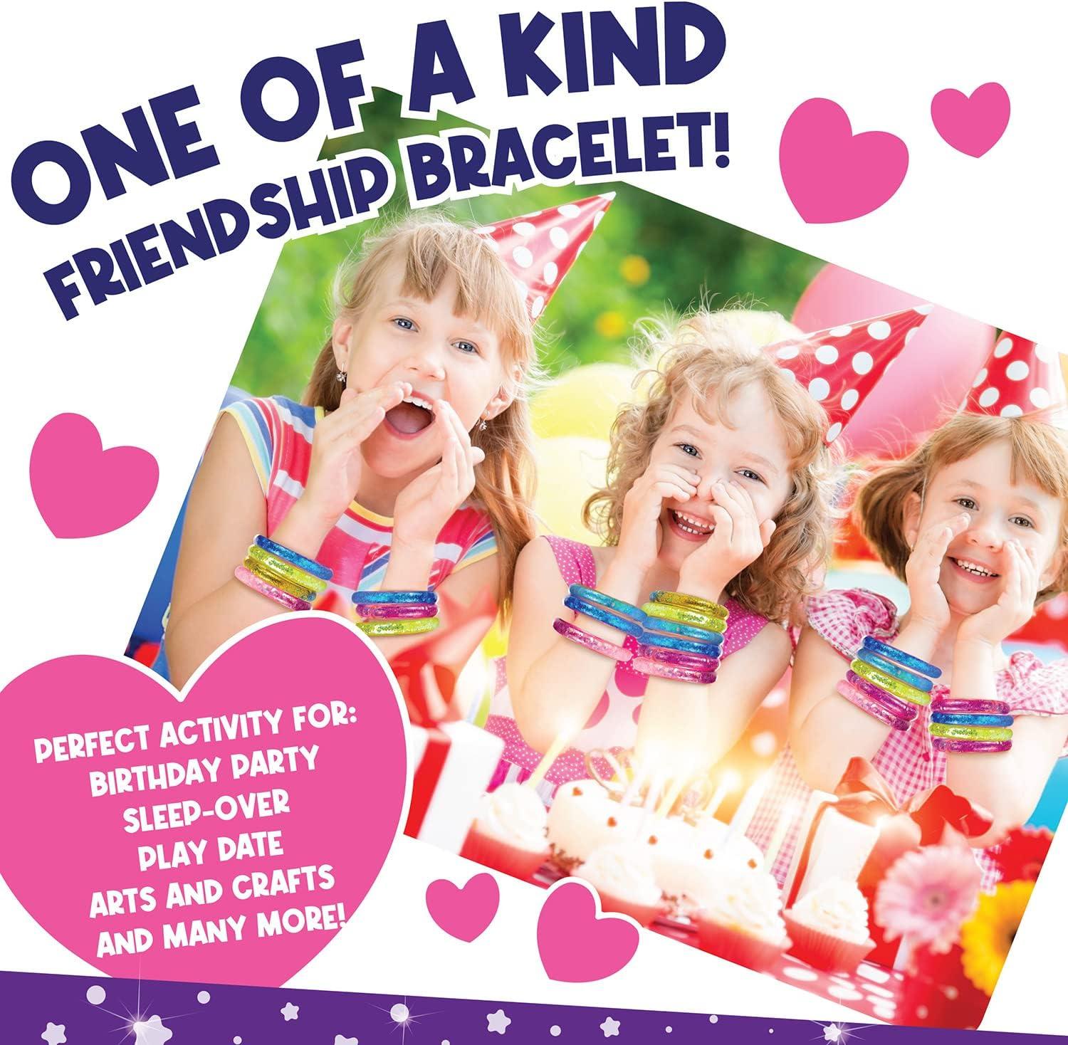 image:imagePURPLE LADYBUG Make Your Own Glitter Bracelet Making Kit for Girls Easter Basket Stuffers for Kids Gift for 678 Years Old Girl Crafts for Girls Ages 68 Toy Gift for Valentines amp Birthday