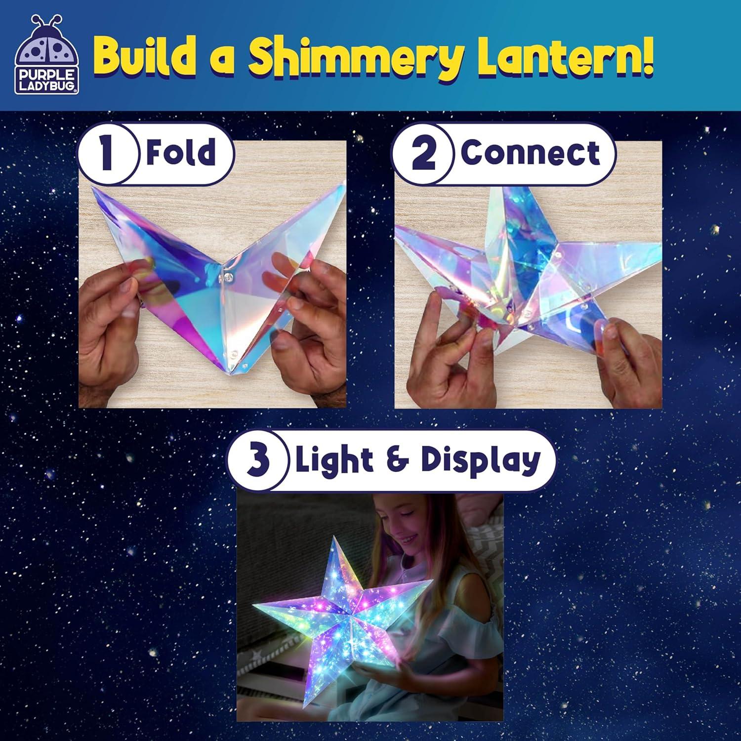 image:imagePURPLE LADYBUG Prismic 3D Puzzle Dog Lantern Kit Gifts for 812 Years Old Boys amp Girls Teens amp Tweens Gift Dog Lover Gifts for Kids STEM Art Project for Kids amp Teens Night Light Room DecorStar