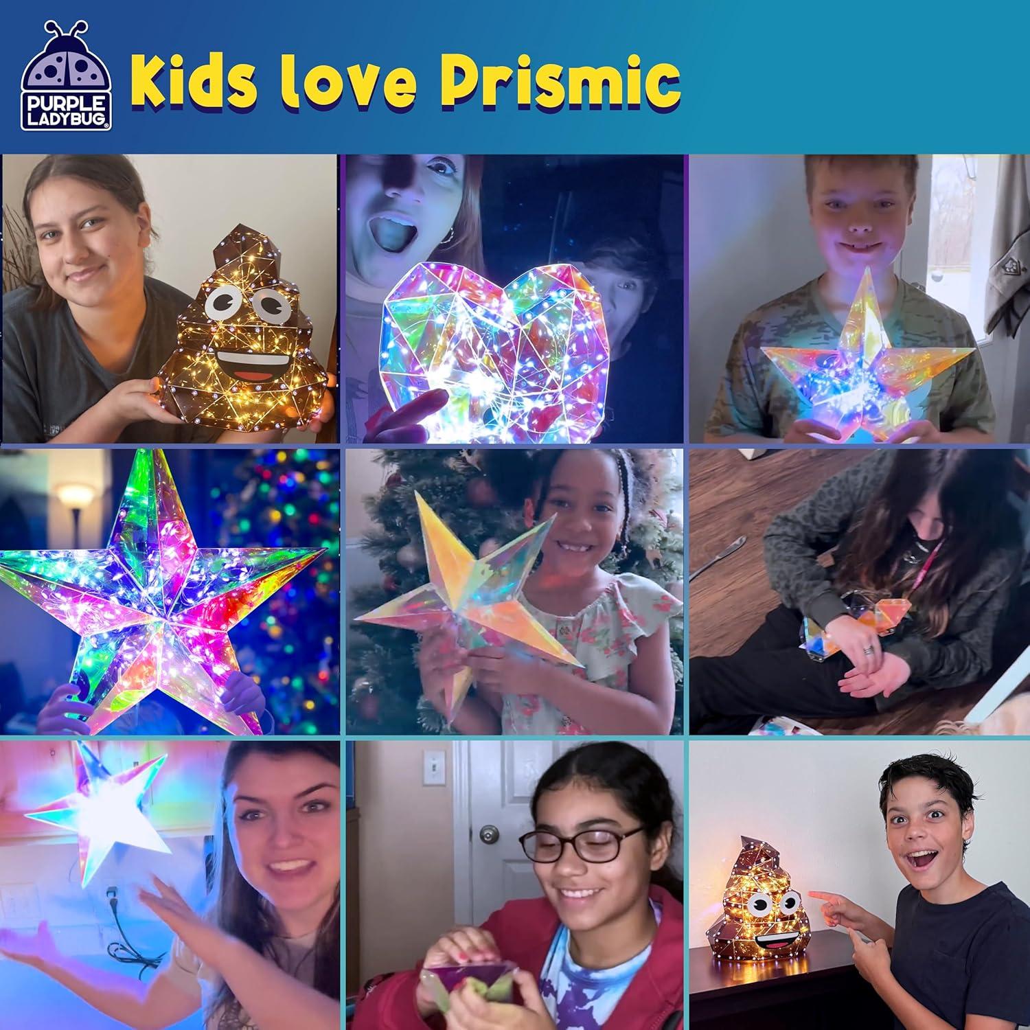 image:imagePURPLE LADYBUG Prismic 3D Puzzle Dog Lantern Kit Gifts for 812 Years Old Boys amp Girls Teens amp Tweens Gift Dog Lover Gifts for Kids STEM Art Project for Kids amp Teens Night Light Room DecorStar