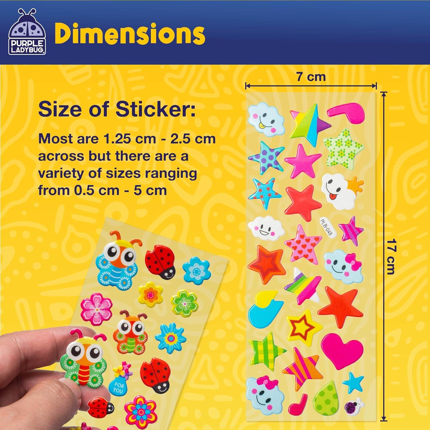 image:imagePURPLE LADYBUG Teacher Stickers for Students 4960 Reward Stickers for Kids Classroom Supplies Teacher MustHaves for Classroom Reward Charts Star Back to School GiftPuffy Stickers 40 Sheets 950 Stickers