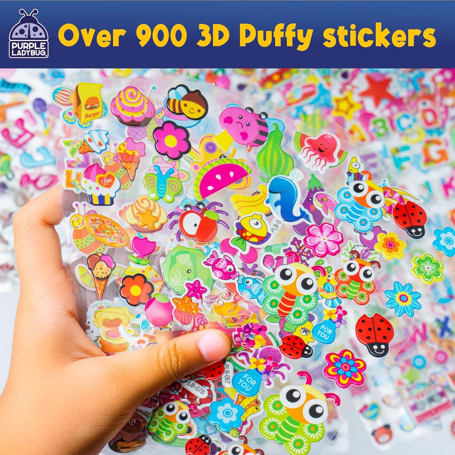 image:imagePURPLE LADYBUG Teacher Stickers for Students 4960 Reward Stickers for Kids Classroom Supplies Teacher MustHaves for Classroom Reward Charts Star Back to School GiftPuffy Stickers 40 Sheets 950 Stickers