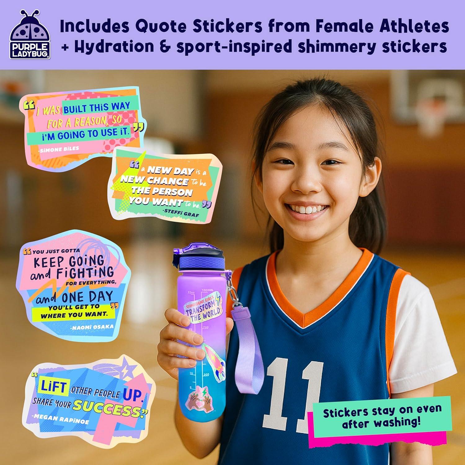 image:imageRebel Girls Decorate Your Own Water Bottles Girl Craft Kit Water Bottle for Kids with Motivational Stickers amp More Birthday Gift for 7 Year Old Kid Most Popular Arts amp Crafts for Ages 6 8 9 10