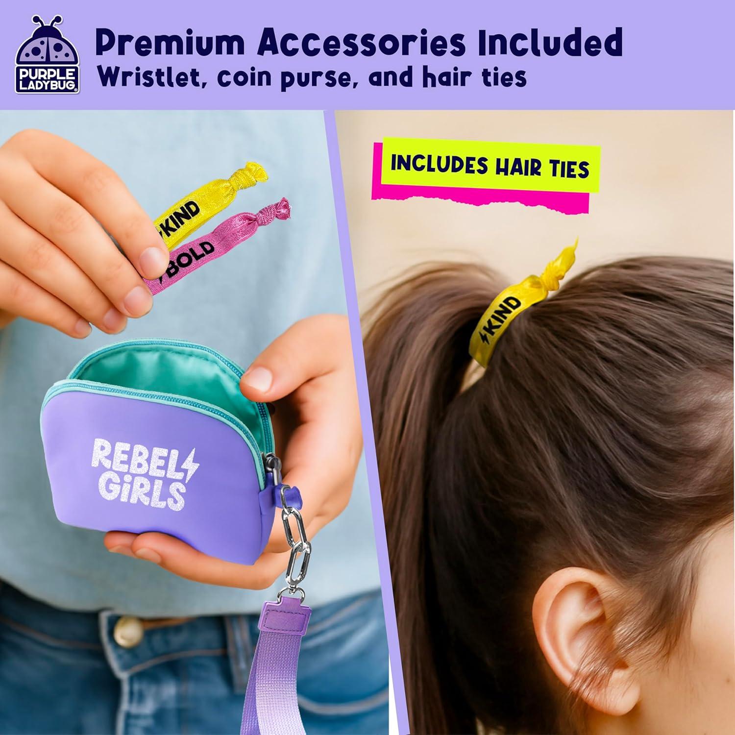 image:imageRebel Girls Decorate Your Own Water Bottles Girl Craft Kit Water Bottle for Kids with Motivational Stickers amp More Birthday Gift for 7 Year Old Kid Most Popular Arts amp Crafts for Ages 6 8 9 10