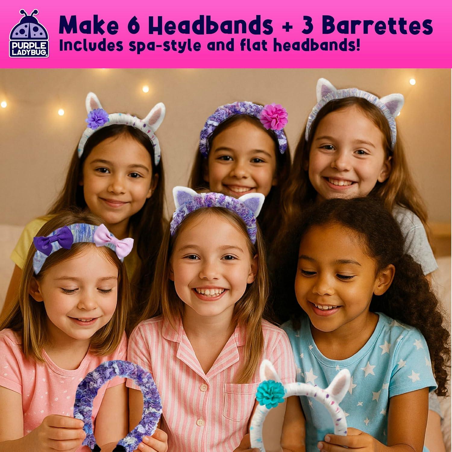 image:imagePURPLE LADYBUG DIY Headband Making Kit Gifts for 5 Year Old Girls Crafts for Ages 68 Girl 59 Years Old Gift for Girls Birthday Hair Accessories Girl Valentines Day Gifts Easter Basket StufferYarn Headbands