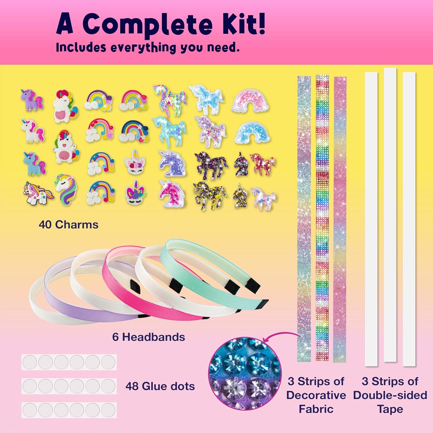 image:imagePURPLE LADYBUG DIY Headband Making Kit Gifts for 5 Year Old Girls Crafts for Ages 68 Girl 59 Years Old Gift for Girls Birthday Hair Accessories Girl Valentines Day Gifts Easter Basket StufferUnicorn Headbands