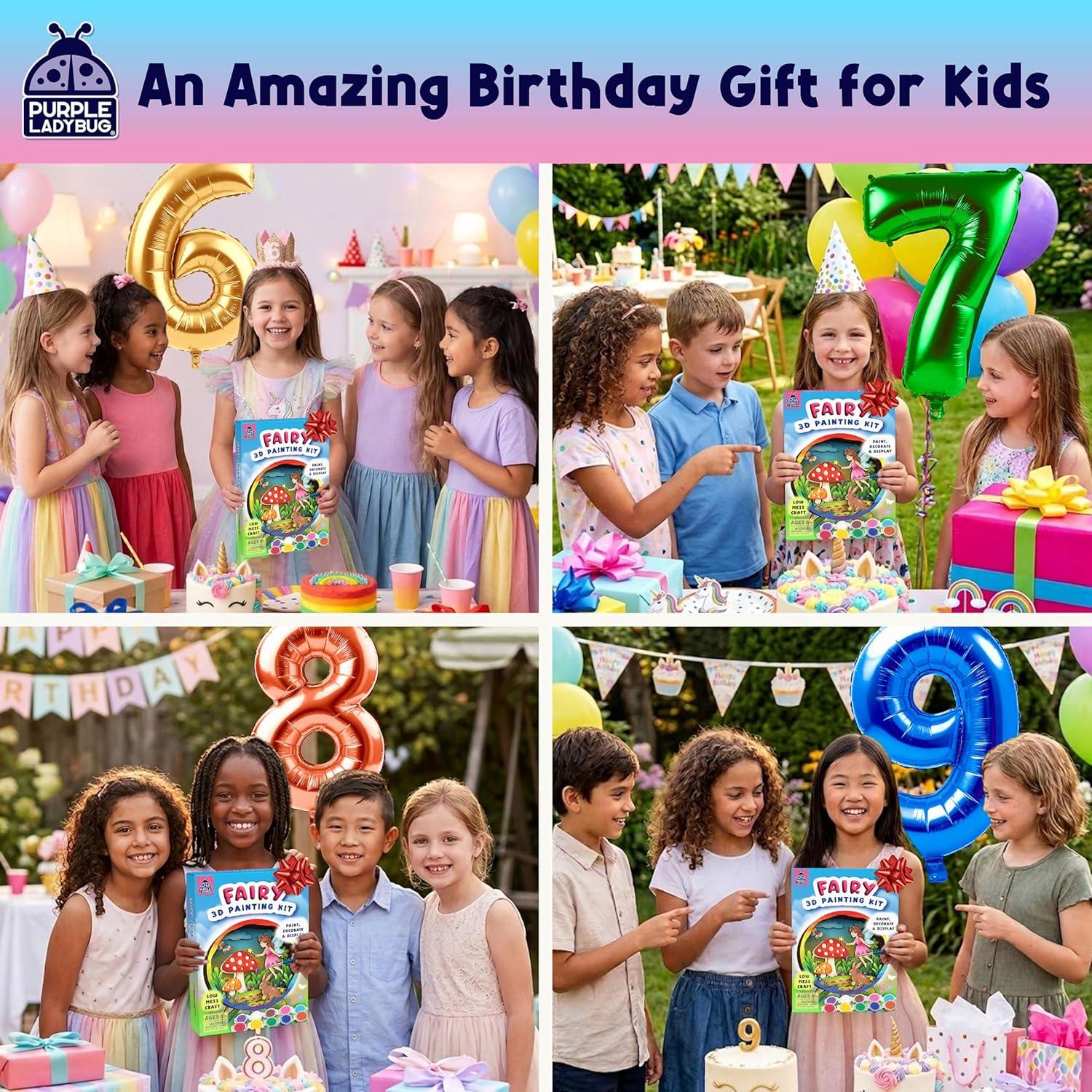 image:imageMermaid 3D Painting Kit Wooden Painting Crafts for Kids Craft Kits for Girls Ages 812 DIY Crafts Paint Set Art Projects Arts and Crafts for Girl 6 7 9 11 Girls Birthday Gifts Age 810Fairy