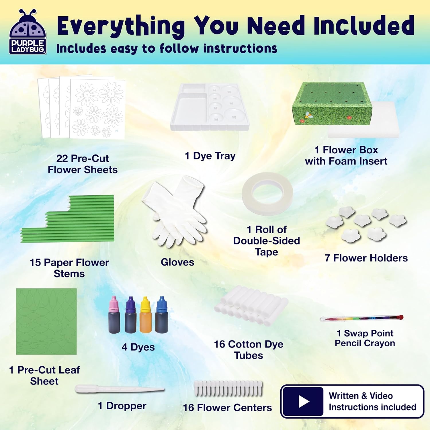 image:imageDIY Flower Bouquet Kids Science Kits Paper Flowers Craft for Girls Art Kits Magic Flower Bouquet Kit Arts and Crafts for Kids ages 812 Crafts for Kid Ages 68 7 9 10 Activity Gift for Girls Boys